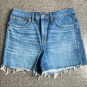 Madewell Blue Jean Shorts High-Rise